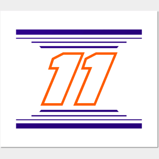 Denny Hamlin #11 2024 NASCAR Design Posters and Art